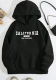 Unisex California Baskılı Sweatshirt