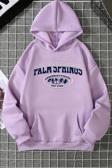 Unisex Palm Springs Baskılı Sweatshirt