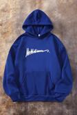 Grafiti imza Baskılı Oversize Sweatshirt