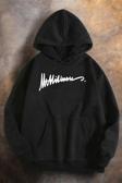 Grafiti imza Baskılı Oversize Sweatshirt