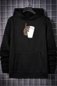 Unisex Tupac Coffee Baskılı Sweatshirt