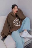 Unisex The Mountain Baskılı Sweatshirt