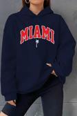Miami Baskılı Oversize Sweatshirt