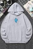 Unisex Su Avatar Baskılı Sweatshirt