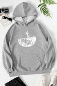 Unisex Uzay Temalı Sweatshirt