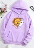 Unisex Larks' Tongues In Aspic Baskılı Sweatshirt