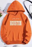 Unisex Houston Baskılı Sweatshirt