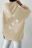 Unisex Pusula Sırt Baskılı Sweatshirt