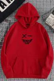 Cartoon Graphic Thermal Lined Drawstring Sweatshirt