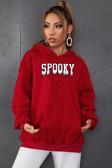 Unisex Spooky Baskılı Sweatshirt