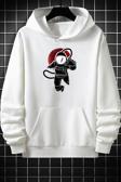Unisex Astronot Baskılı Sweatshirt
