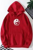 Unisex Ying-yang Baskılı Sweatshirt
