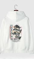 Unisex Osaka Baskılı Kapüşonlu Sweatshirt