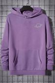 Unisex Saturn Baskılı Sweatshirt