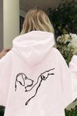 Can Dostum Baskılı Oversize Sweatshirt