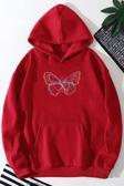 Unisex Butterfly Baskılı Sweatshirt