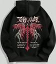 Dark Baskılı Oversize Sweatshirt