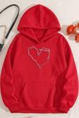 Unisex Oversize Holiday Baskılı Sweatshirt