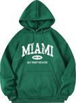 Miami Baskılı Oversize Sweatshirt