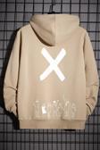 Unisex Design X Baskılı Sweatshirt
