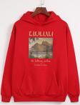 Unisex Oversize Tasmania Baskılı Sweatshirt