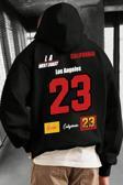 California 23 Baskılı Oversize Sweatshirt