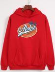 Unisex Aloha Baskılı Sweatshirt