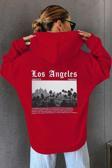 Unisex Los Angles Baskılı Sweatshirt