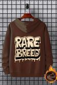 Rare Breed Grafiti Baskılı Unisex Oversize Sweatshirt