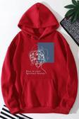 Unisex Minimal Line Drawing Baskılı Sweatshirt