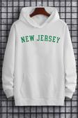 Unisex New Jersey Baskılı Sweatshirt