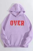 Unisex Over Thinking Baskılı Sweatshirt