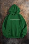 More Love Baskılı Oversize Sweatshirt
