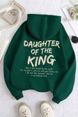 Daughter Of The King Baskılı Oversize Sweatshirt