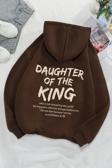 Daughter Of The King Baskılı Oversize Sweatshirt