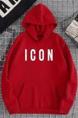 Unisex Icon Baskılı Sweatshirt