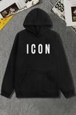 Unisex Icon Baskılı Sweatshirt