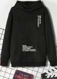Belive in Yourself Baskılı Oversize Sweatshirt