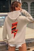 Unisex Yıldırım Baskılı Sweatshirt