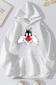 Unisex Sylvester Baskılı Sweatshirt