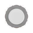 Karaca New Romantic İnce Çizgili Pasta Tabağı 21 cm Siyah