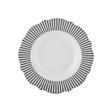 Karaca New Romantic İnce Çizgili Çukur Tabak 24 cm Siyah