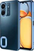 Xiaomi Poco C65 Kılıf Köşeleri Renkli Şeffaf Kamera Korumalı Silikon Luxury Kapak