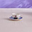 Karaca Frida Çay Fincanı Ve Tabağı Mavi 220 Ml