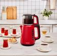 Karaca Mega Tea 1501 Cam Çay Makinesi Cherry Red 1500 W