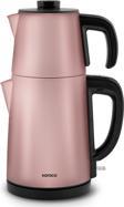 Karaca Gastro Dem 2 İn 1 Çelik Inox Çay Makinesi Ve Su Isıtıcı Rosegold