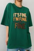 Unisex Fine Baskılı T-shirt