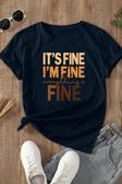 Unisex Fine Baskılı T-shirt