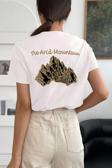 Unisex Arid Mountain Baskılı T-shirt