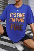 Unisex Fine Baskılı T-shirt